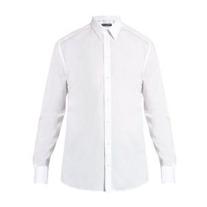 Dolce&Gabbana Gold White Dress Shirt